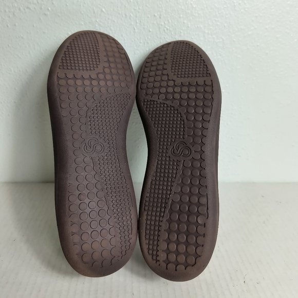 Cloudsteppers by Clarks Tan Slip-On Flats Shoes Size 8M Casual Driving Waking - Picture 8 of 13
